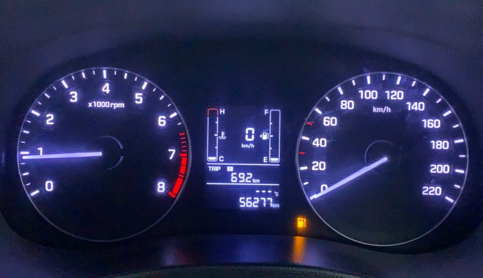 2016 Hyundai Creta 1.6 BASE, Petrol, Manual, 56,501 km, Odometer Image