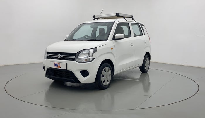 2019 Maruti New Wagon-R VXI 1.0, Petrol, Manual, 36,688 km, Left Front Diagonal (45- Degree) View