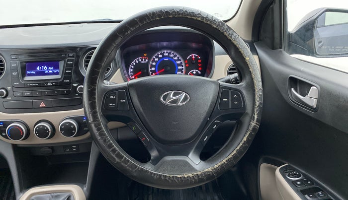 2016 Hyundai Grand i10 SPORTZ 1.2 KAPPA VTVT, Petrol, Manual, 54,008 km, Steering Wheel Close Up