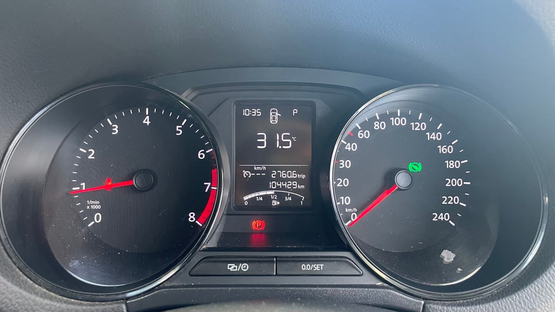 2017 Volkswagen Polo Urban (66tsi), Automatic, 104429 km, Odometer View