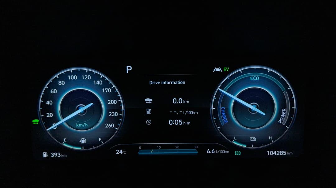 2022 Hyundai Santa Fe Elite Hev (7 Seat), Automatic, 104285 km, Odometer View