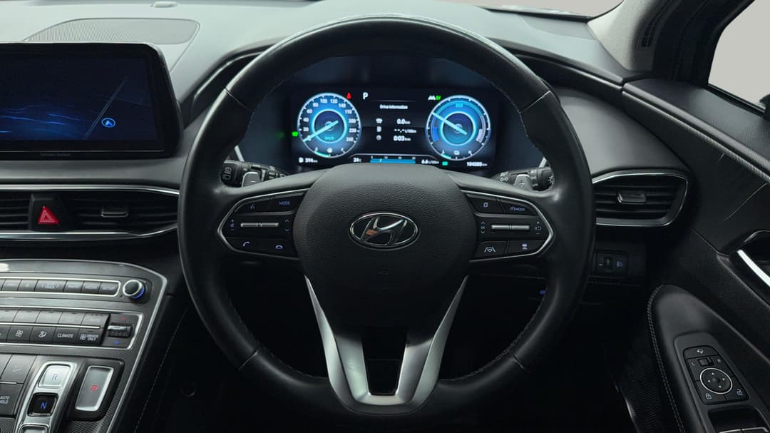 2022 Hyundai Santa Fe Elite Hev (7 Seat), Automatic, 104285 km, Steering Wheel Close-up