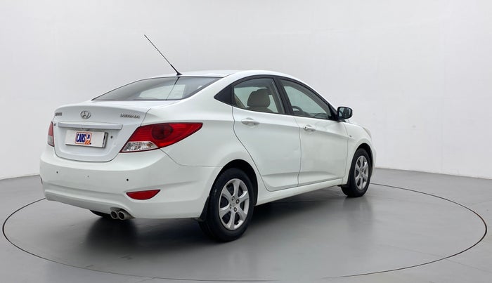 2013 Hyundai Verna FLUIDIC 1.6 EX VTVT, Petrol, Manual, 79,909 km, Right Back Diagonal