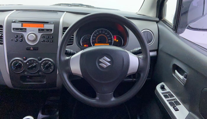 2012 Maruti Wagon R 1.0 VXI, Petrol, Manual, 38,422 km, Steering Wheel Close-up