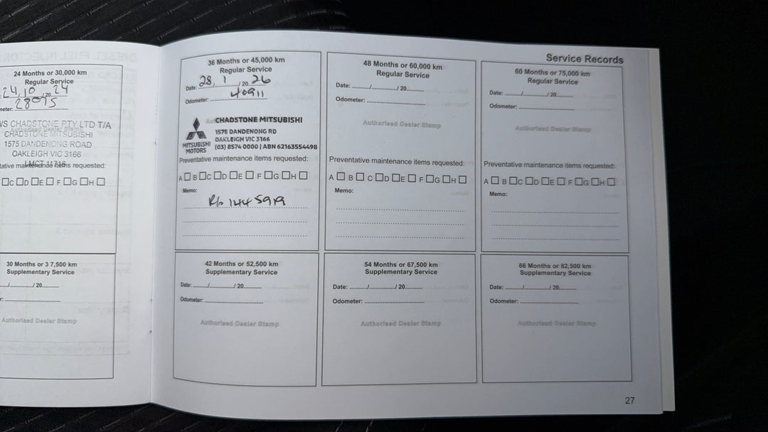 2022 Mitsubishi Outlander Ls 7 Seat (2wd), Automatic, 41009 km, Service History