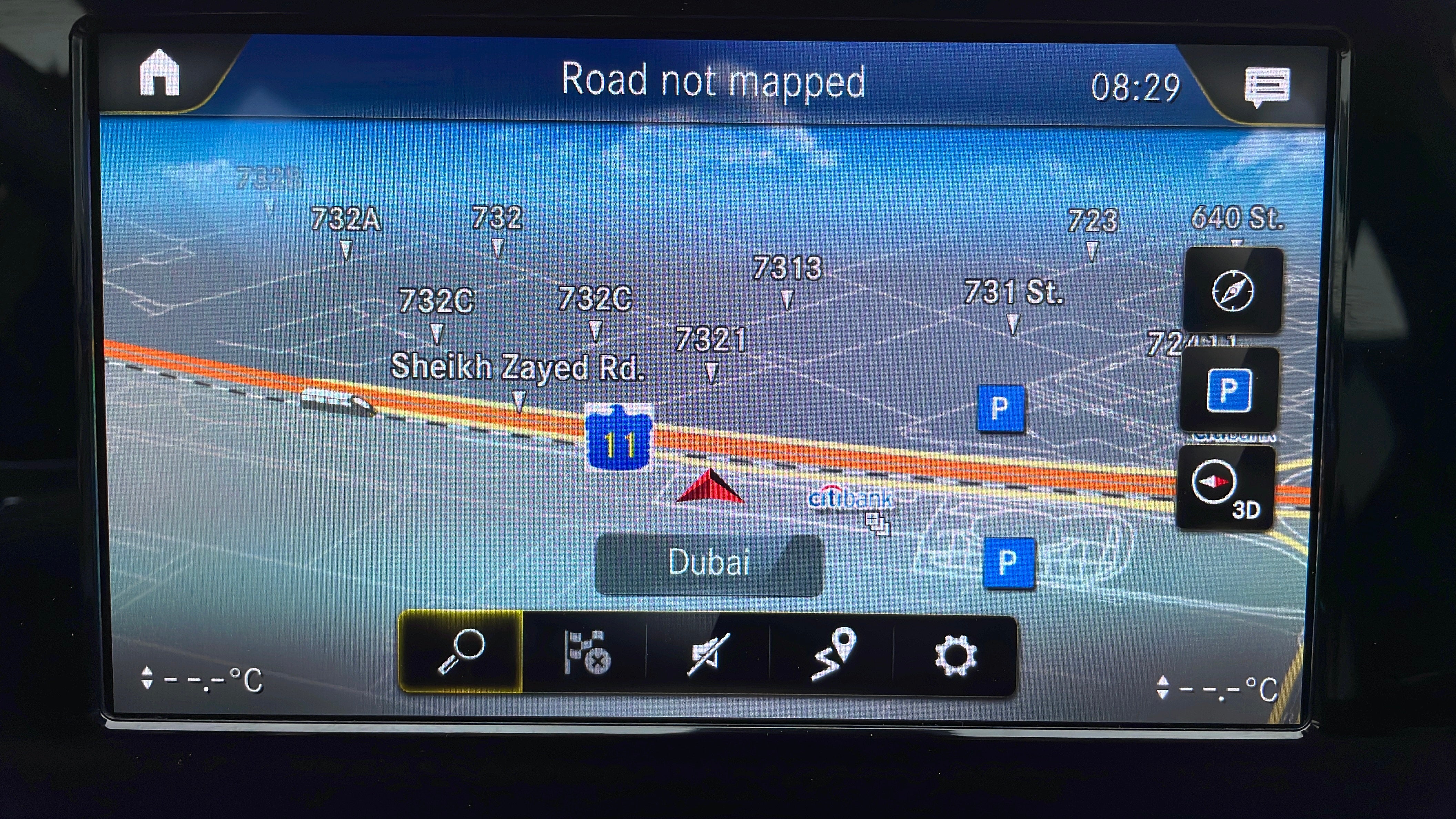 Mercedes Benz A-Class-Navigation System