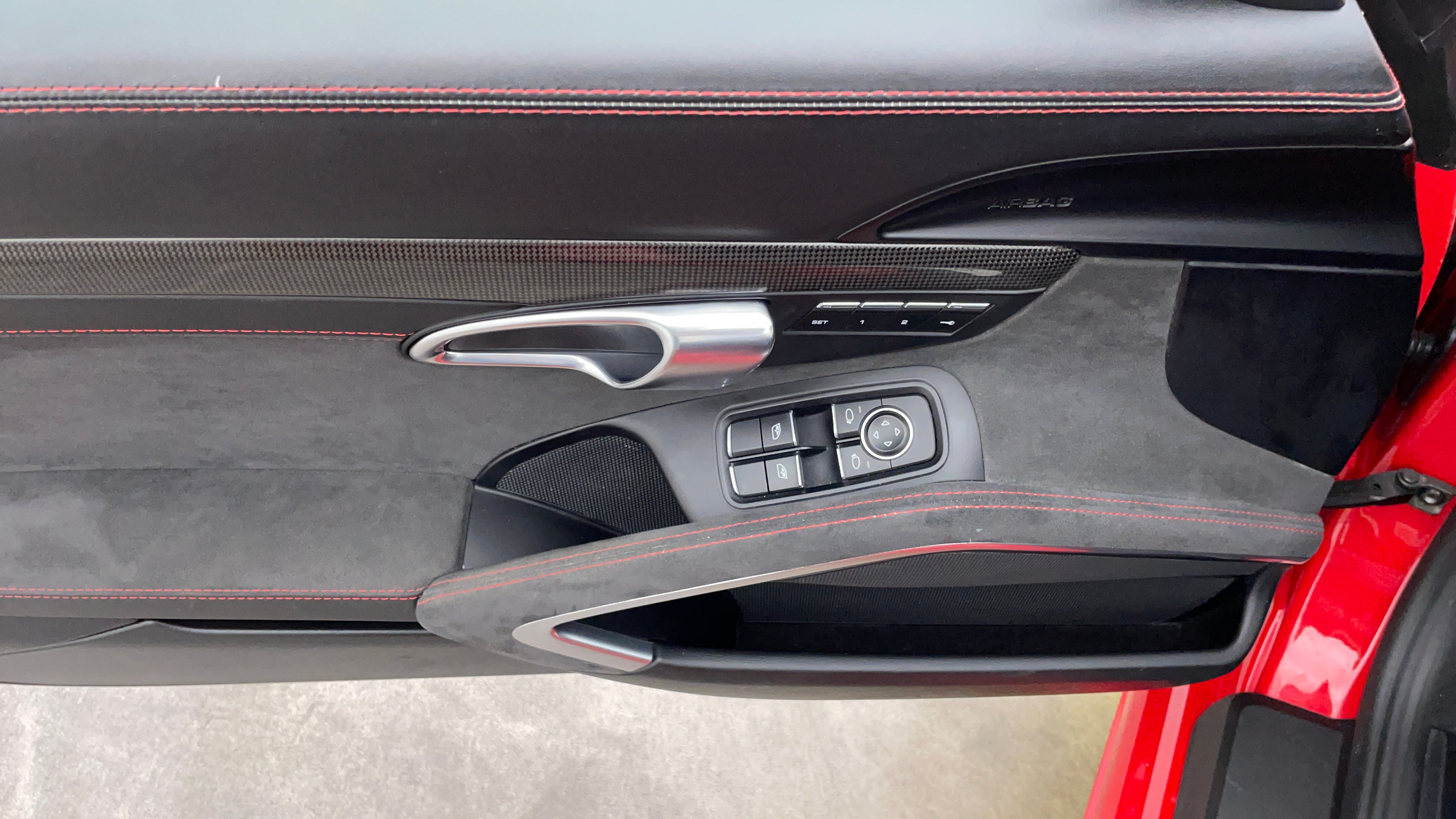 Porsche Boxster-Driver Side Door Panels Controls