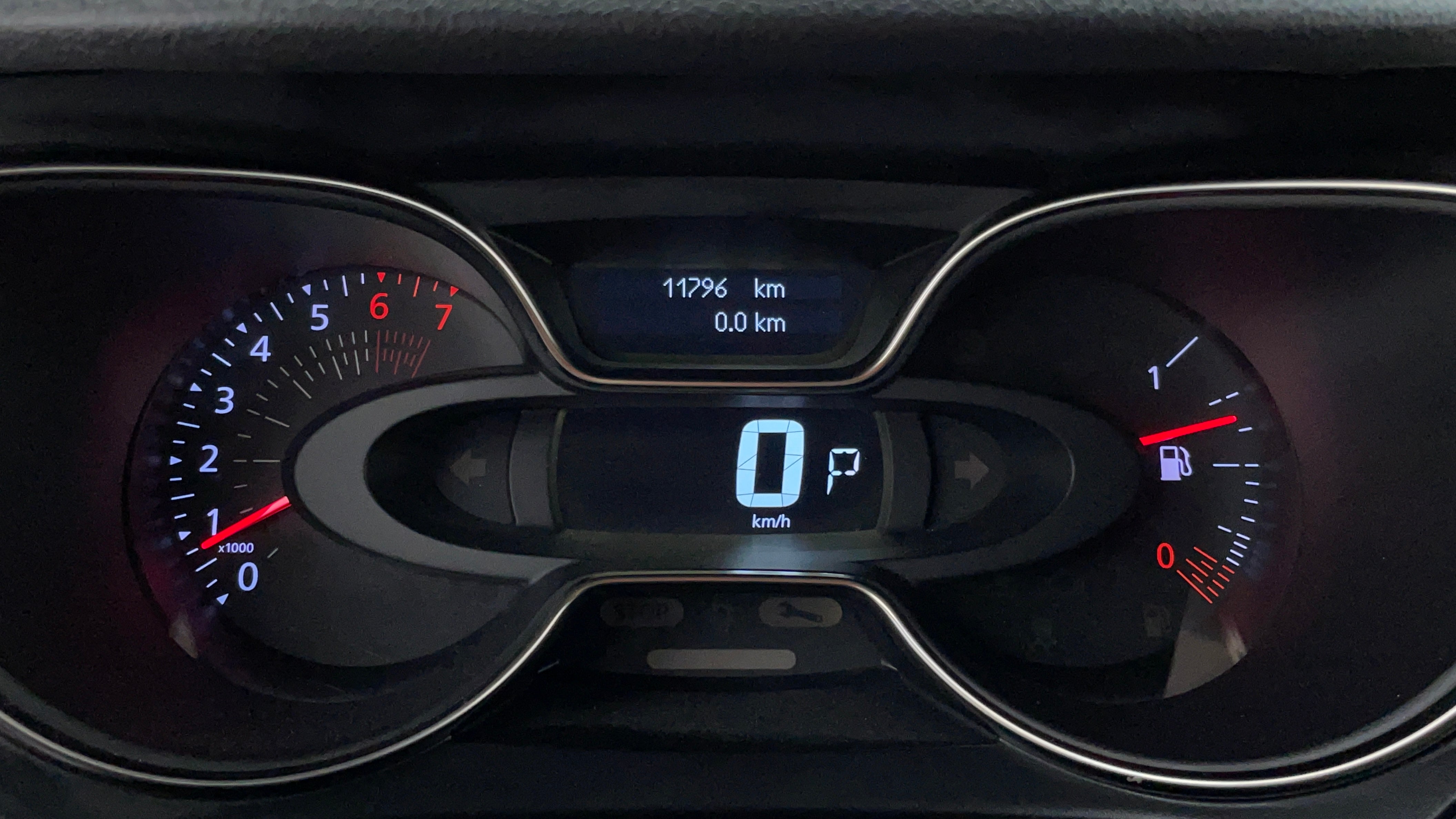 Renault Captur-Odometer View
