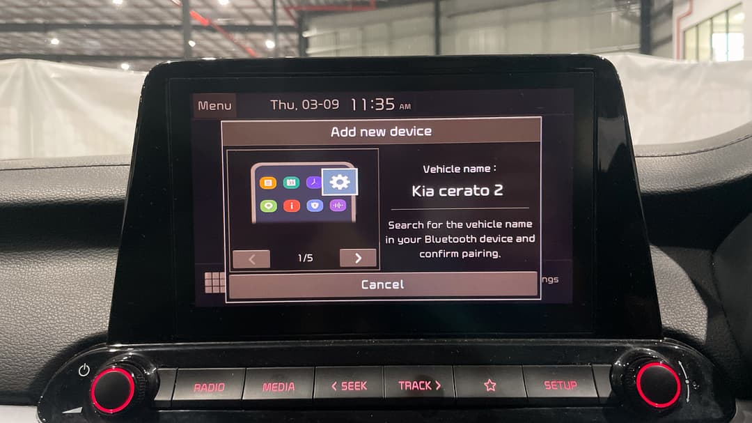 2023 Kia Cerato S, Automatic, 56001 km, Android/Apple Car Play