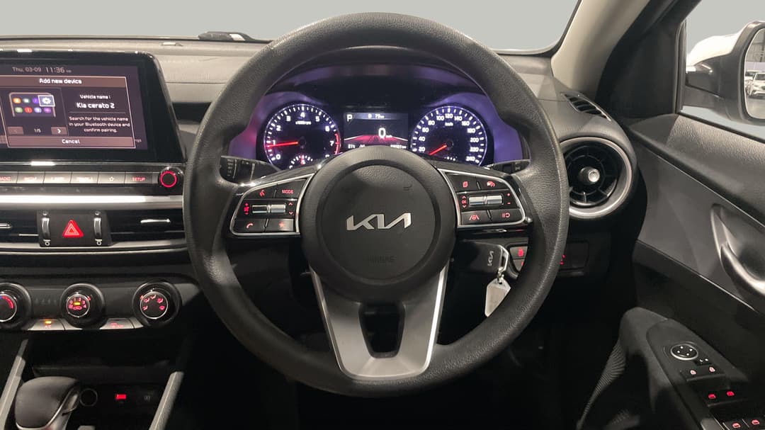 2023 Kia Cerato S, Automatic, 56001 km, Steering Wheel Close-up