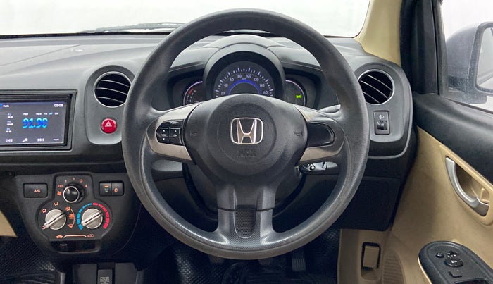 2015 Honda Amaze 1.2 SX MT I VTEC, Petrol, Manual, 63,003 km, Steering Wheel Close Up
