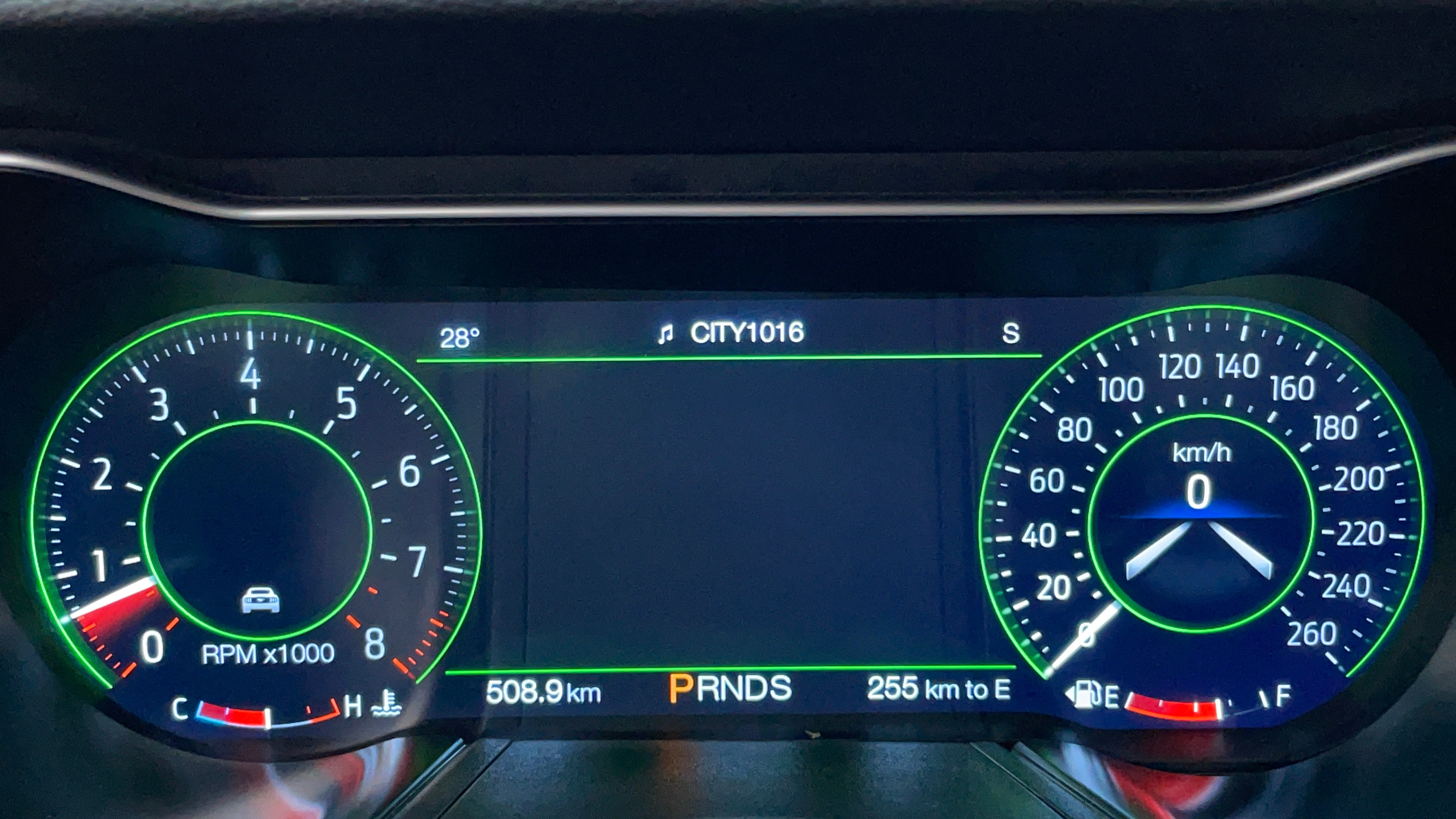 Ford Mustang-Odometer View