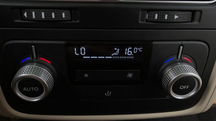 Volkswagen Touareg-Rear AC Temperature Control
