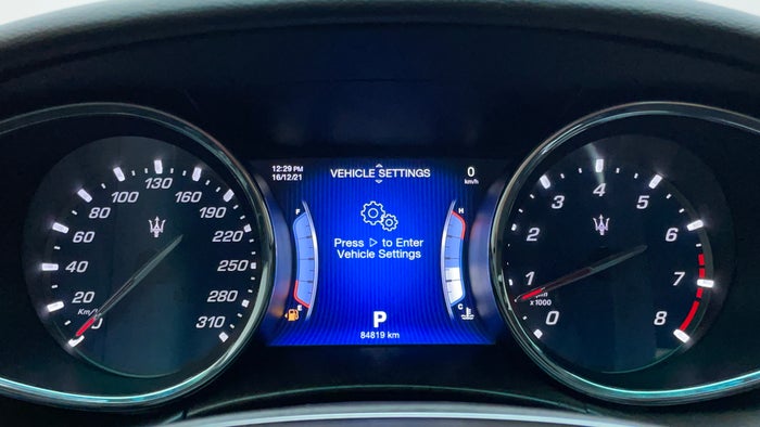 Maserati Quattroporte-Odometer View