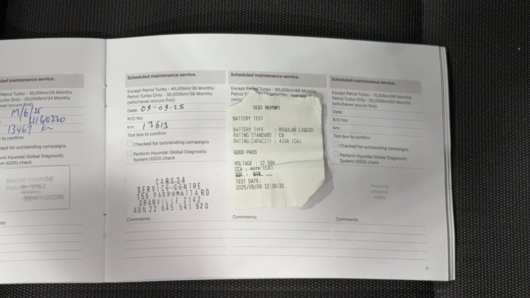 Service History