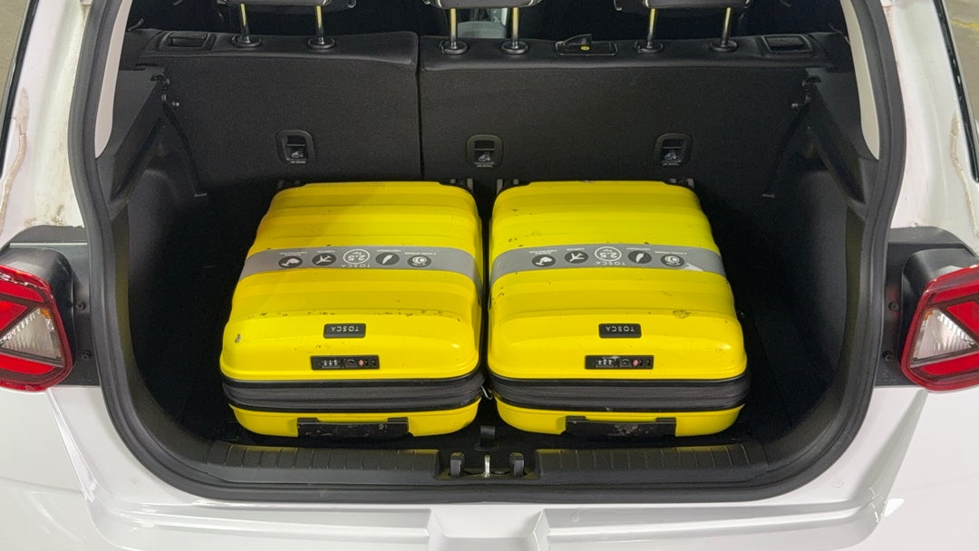 Boot Inside View with Luggage