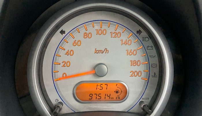 2012 Maruti Ritz VXI, Petrol, Manual, 97,514 km, Odometer Image
