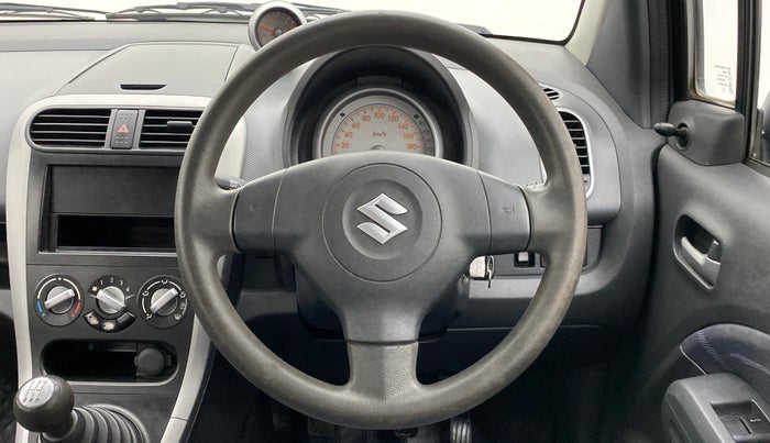 2012 Maruti Ritz VXI, Petrol, Manual, 97,514 km, Steering Wheel Close Up