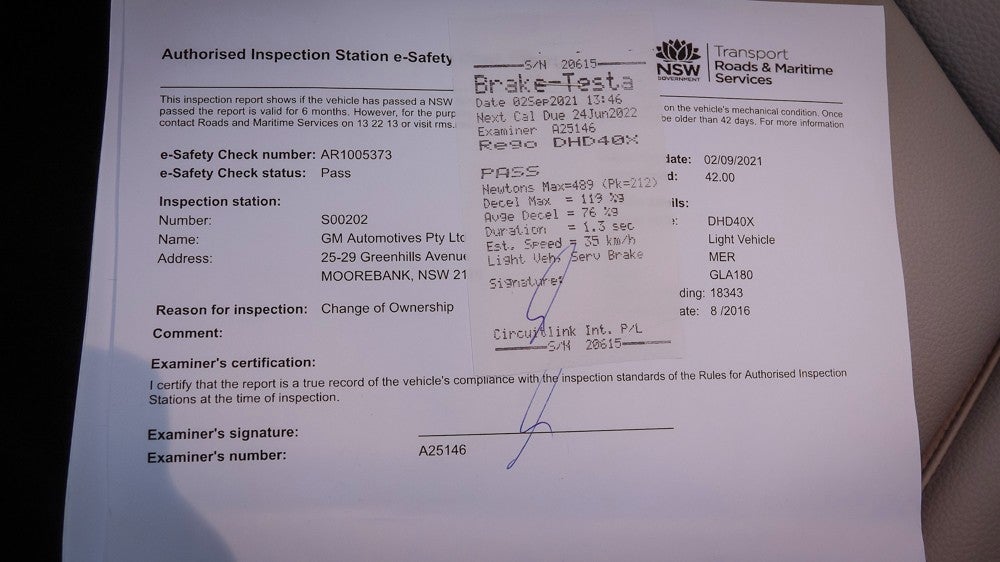 2016 Mercedes-benz GLA 180, Automatic, 18344 km, Service History