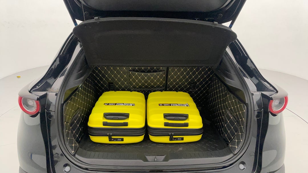 Boot Inside View with Luggage