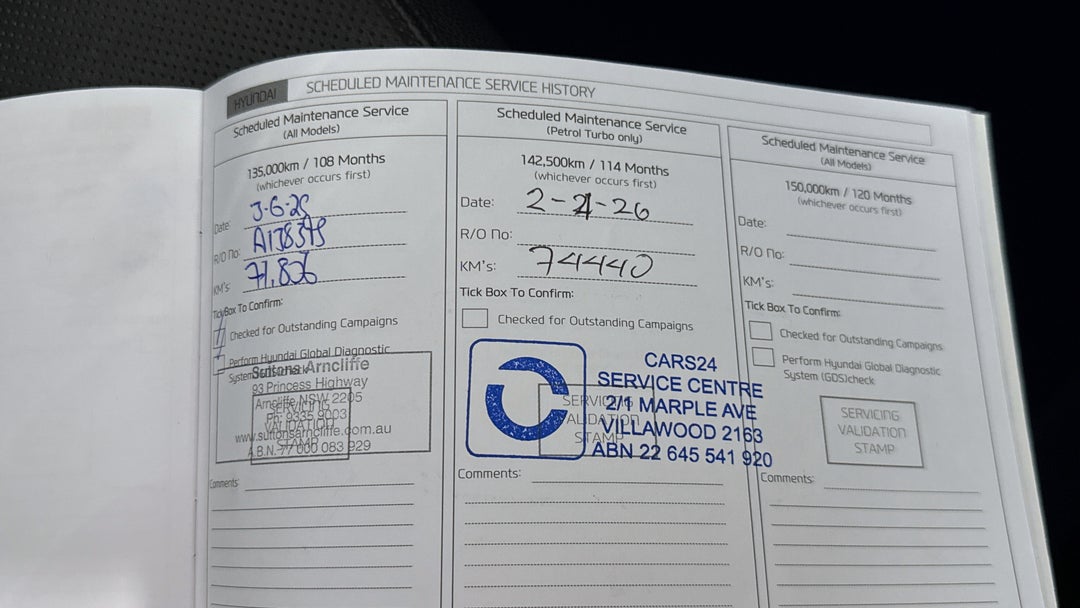 2016 Hyundai i30 Active X, Manual, 74462 km, Service History