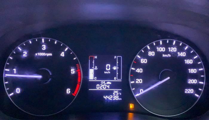 2016 Hyundai Creta 1.6 SX CRDI, Diesel, Manual, 44,595 km, Odometer Image