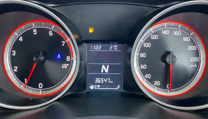 2018 Maruti Swift VXI AMT D, Petrol, Automatic, 36,917 km, Odometer Image