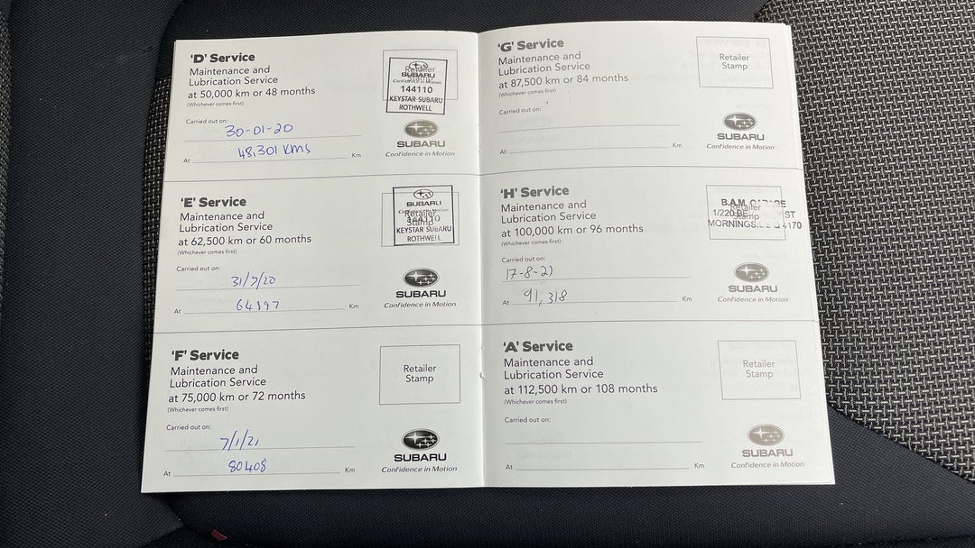 2018 Subaru XV 2.0i, Automatic, 91338 km, Service History