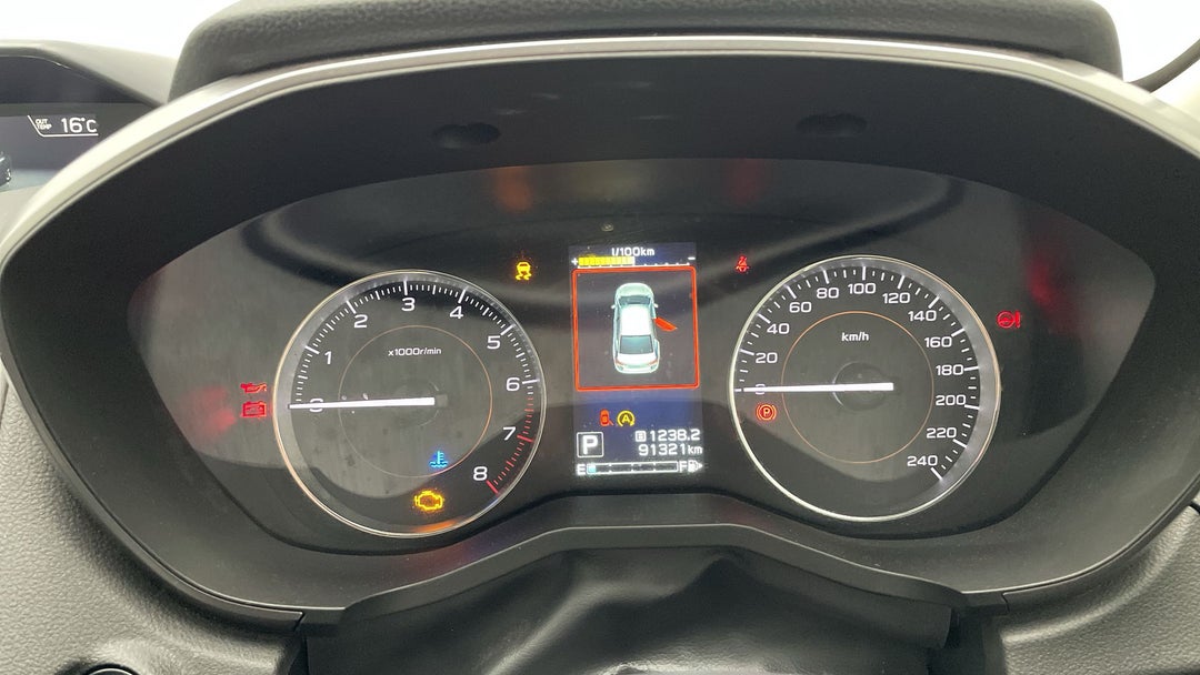 2018 Subaru XV 2.0i, Automatic, 91338 km, Odometer View