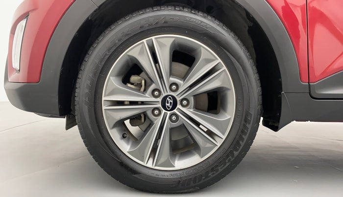 2017 Hyundai Creta 1.6 SX PLUS AUTO PETROL, Petrol, Automatic, 45,570 km, Left Front Wheel