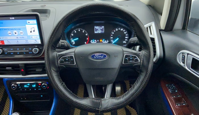 2018 Ford Ecosport 1.5 TITANIUM SIGNATURE TI VCT (SUNROOF), Petrol, Manual, 46,924 km, Steering Wheel Close Up