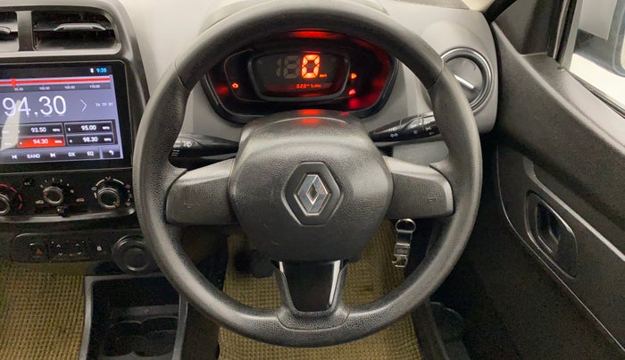 2018 Renault Kwid 1.0 RXT, Petrol, Manual, 33,955 km, Steering Wheel