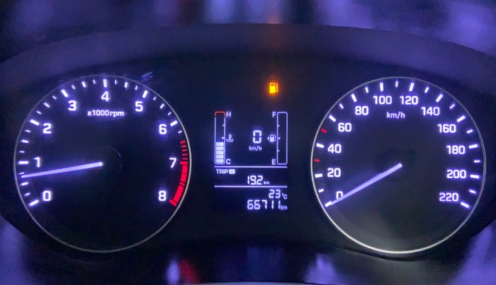 2015 Hyundai Elite i20 SPORTZ (O) 1.2, Petrol, Manual, 66,692 km, Odometer Image