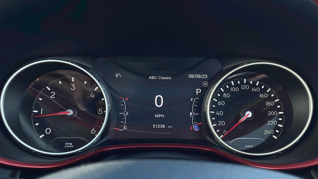 2017 Jeep Compass Trailhawk (4x4 Low), Automatic, 51238 km, Odometer View