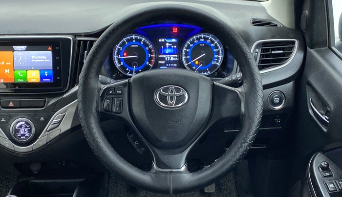 2021 Toyota Glanza G MT PETROL, Petrol, Manual, 13,728 km, Steering Wheel Close Up