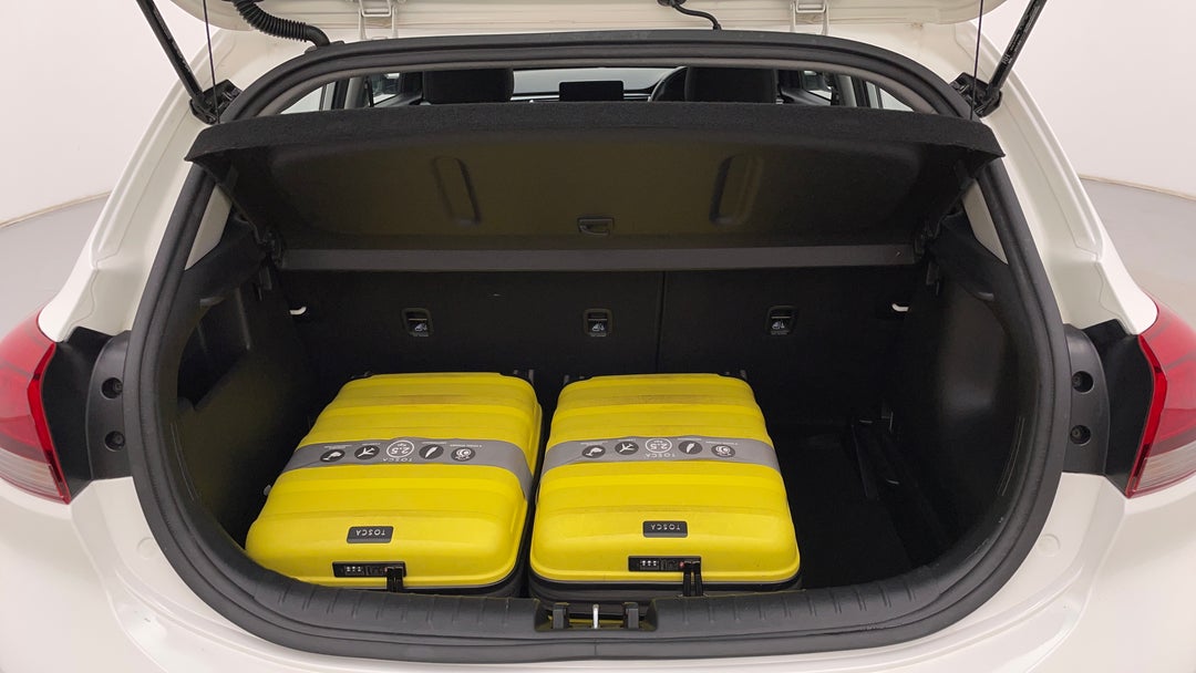 Boot Inside View with Luggage