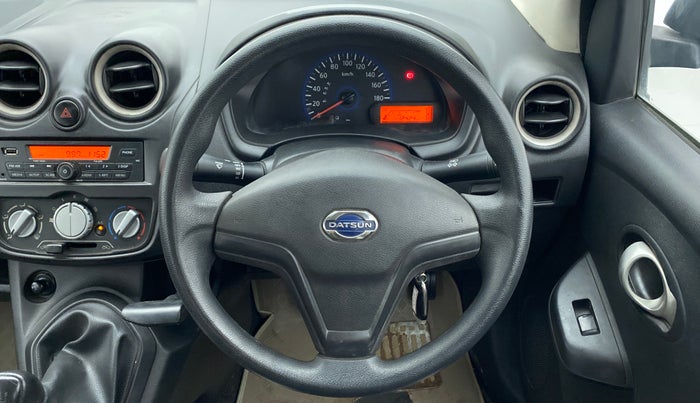 2018 Datsun Go Plus T, Petrol, Manual, 12,424 km, Steering Wheel Close Up