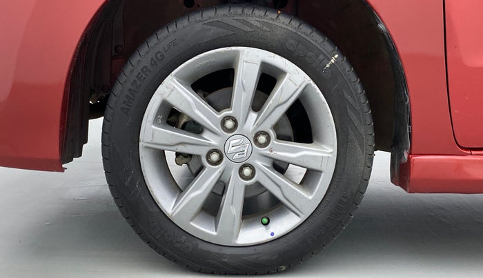 2014 Maruti Wagon R Stingray VXI, Petrol, Manual, 36,931 km, Left Front Wheel