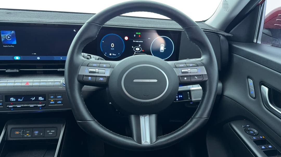 2023 Hyundai Kona Premium Sunroof, Automatic, 16268 km, Steering Wheel Close-up