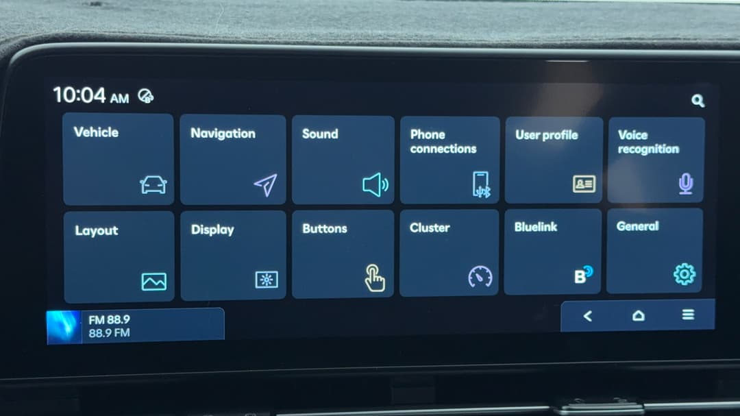 2023 Hyundai Kona Premium Sunroof, Automatic, 16268 km, Infotainment System