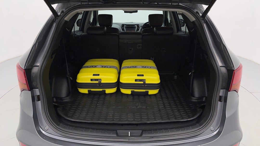 Boot Inside View with Luggage