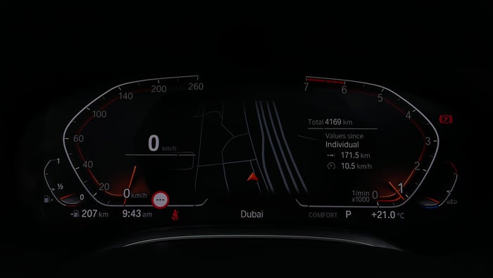 BMW 7 SERIES-Odometer View