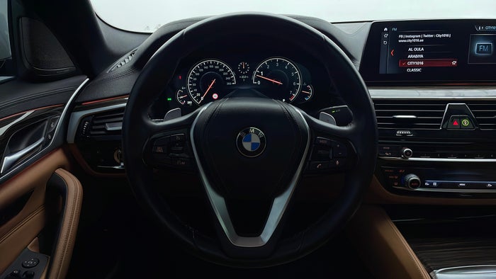 BMW 540I-Steering Wheel Close-up