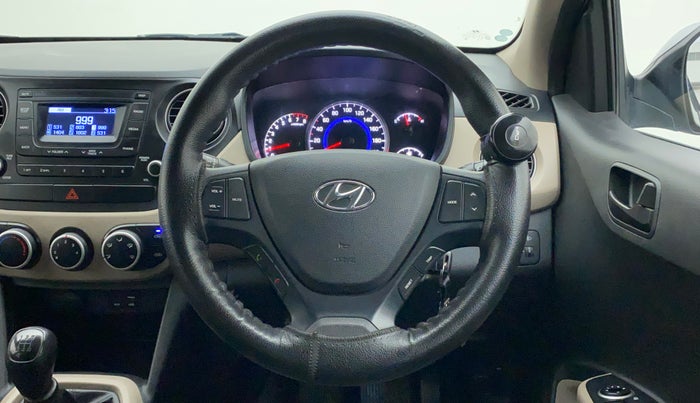 2018 Hyundai Grand i10 MAGNA 1.2 KAPPA VTVT, Petrol, Manual, 37,365 km, Steering Wheel Close Up