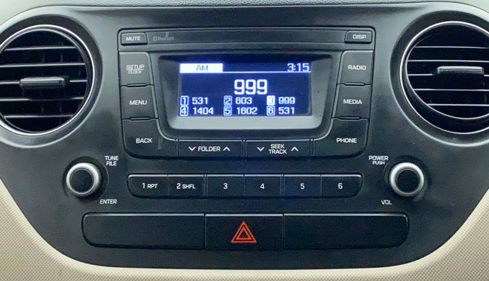 2018 Hyundai Grand i10 MAGNA 1.2 KAPPA VTVT, Petrol, Manual, 37,365 km, Infotainment System