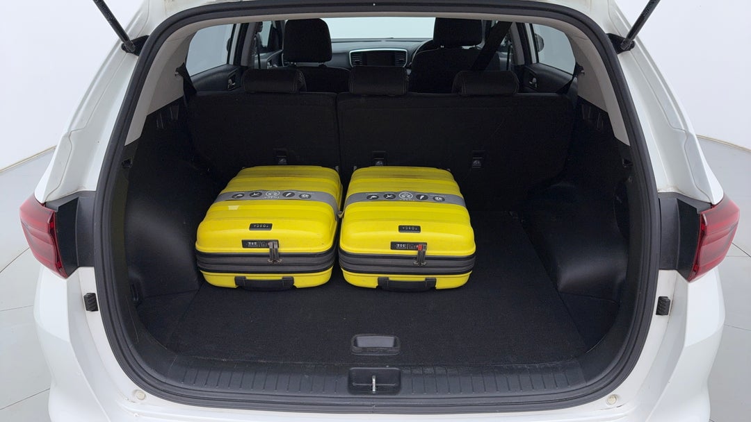 Boot Inside View with Luggage