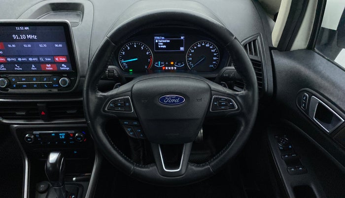 2019 Ford Ecosport 1.5 TITANIUM PLUS TI VCT AT, Petrol, Automatic, 77,877 km, Steering Wheel Close Up