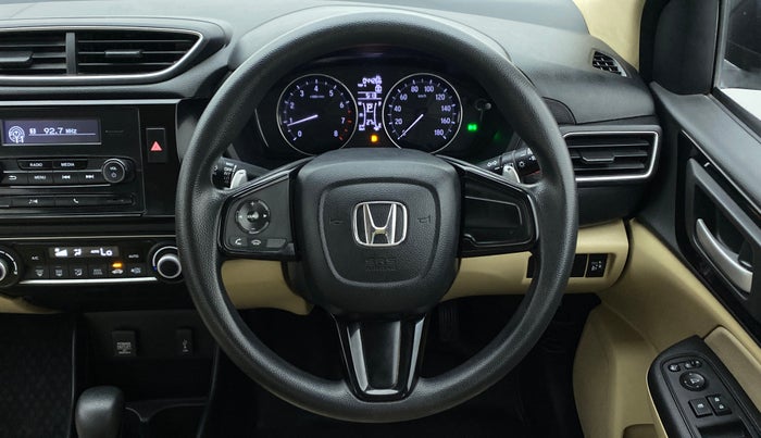 2018 Honda Amaze 1.2 V CVT I VTEC, Petrol, Automatic, 44,439 km, Steering Wheel Close Up