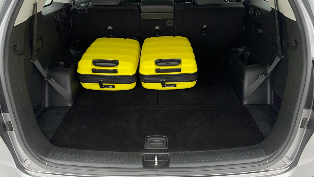 Boot Inside View with Luggage