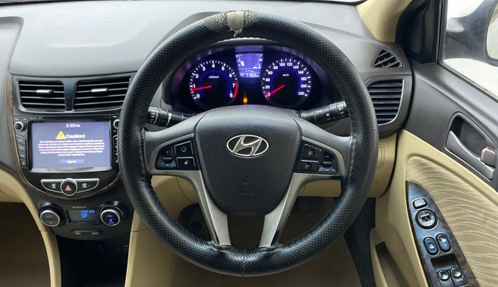 2017 Hyundai Verna FLUIDIC 1.6 SX VTVT, Petrol, Manual, 71,610 km, Steering Wheel Close Up